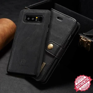 Case for Samsung Galaxy S10 S10e Plus Luxury Soft Leather Wallet Removable Cover - Picture 1 of 15