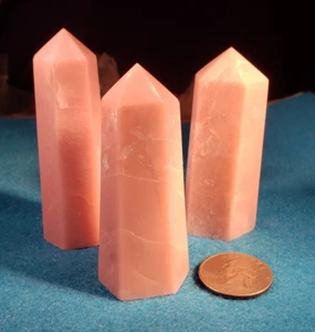 Rosa Anden Opal Obelisk/Turm Heilkristall Stab 3"+ hoch - Bild 1 von 11