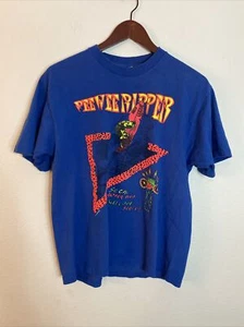 CAMISETA DE SURF VINTAGE BUGLE BOY PEEWEE RIPPER AZUL NEÓN JUVENIL XL EE. UU. So. Cal - Imagen 1 de 9