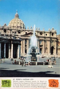 Carta vintage San Pietro Città del Vaticano, Italia - Foto 1 di 2