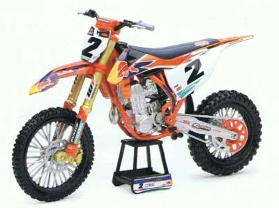 KTM SX-F 450 Cooper Webb scala 1/10 die-cast 58213 New Ray - Immagine 1 di 2
