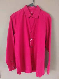 Alfani Mens Slim Fit Button Down Long Sleeve Shirt New - Picture 1 of 6