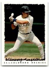 1995 TOPPS VINNY CASTILLA COLORADO ROCKIES #552