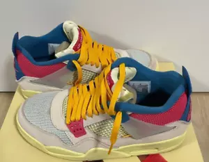 Nike Air Jordan 4 Retro x Union LA Guava Ice DC9533-800 Sneaker US9 mit Karton Gut+ - Bild 1 von 10
