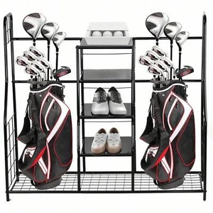 Extra Large Golf Organizer - Dual Storage for Clubs, Balls & Accessories - Picture 1 of 12