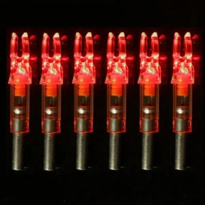 24pcs LED Automatic Lighted Nocks Shooting Archery Arrows Arrow Nock Tail 6.2 mm - Picture 1 of 15
