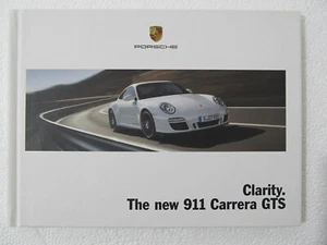 2010 Porsche 911 Carrera GTS - Clarity Showroom Promo Prospekt Hardcover Buch - Bild 1 von 8
