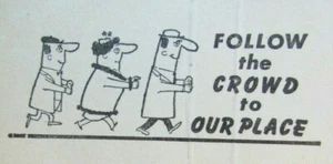 BROWN CITY, MICHIGAN MATCHBOOK COVER: CORRAL EMPTY 1960s MATCHCOVER -D - Bild 1 von 2