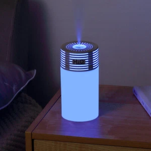 Color portable mini air humidifier with ultrasonic cold mist for bedrooms cars - Picture 1 of 12