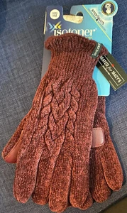 Isotoner Gloves womens 1 SZ Plum smartouch $38 - Picture 1 of 6