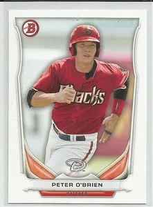 Peter O'Brien Arizona 2014 Bowman Draft Top Prospect - Imagen 1 de 2