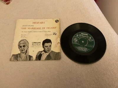 Mozart - Arias From The Marriage Of Figaro - 7” Vinyl Single Record RARE - Image 1 of 4