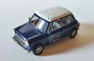 MINI Cooper BACI PERUGINA Welly Modellino Auto Vintage 1300 Gadget Pubblicitario - Immagine 1 di 4