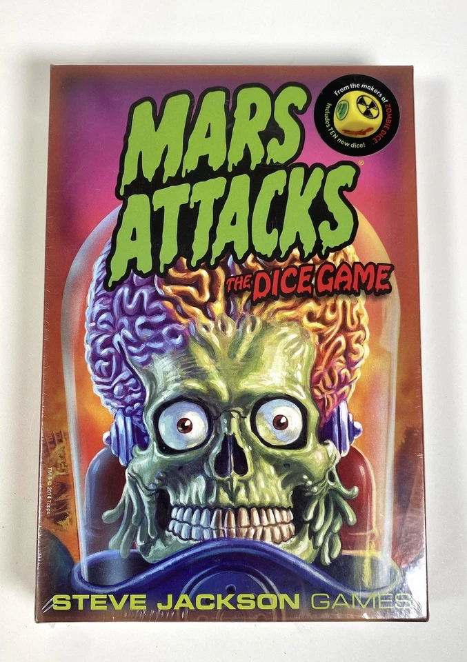 Mars Attacks The Dice Game Sjg131335 Steve Jackson Games