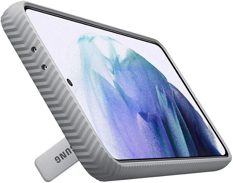 Samsung Galaxy S21 Più Argento protettivo in piedi Cover Ef-rg996cjegww