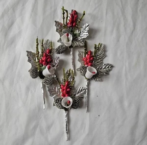 Vintage Ornaments Beads Foil Picks Chenille - Picture 1 of 3