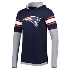 New England Patriots New Era NFL Hoodie T-Shirt Oberteil - Damen Large Neu mit Etikett - Bild 1 von 7