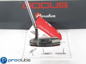 NEW DOCUS DESIGN MERE MORTAL FOUNDER'S EDITION LET'S PLAY THRU PUTTER +BOX & COA - Picture 1 of 10