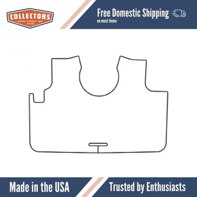 Trunk Floor Mat Cover for 1965-1966 AMC Ambassador Coupe/Sedan Hi-Def. Rubber - Image 1 of 4