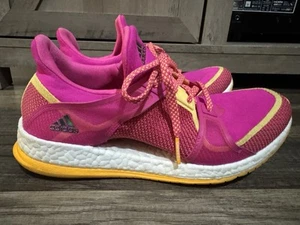 Adidas pure Boost X Tr Women's Size 9.5 Running Shoes Pink AQ1972 Sport Fitness - Picture 1 of 12