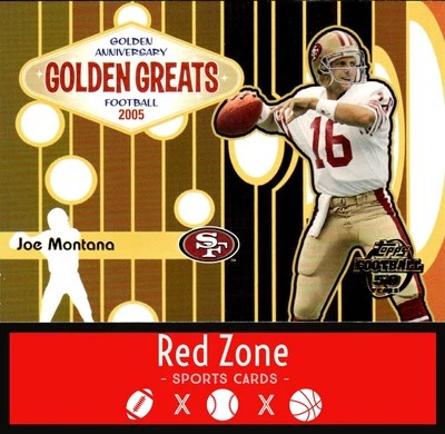 2005 Topps - #GA1 Joe Montana EX+. - Image 1 of 2