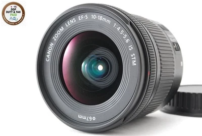 [Mint] Canon EF-S 10-18mm f/4.5-5.6 IS STM Zoom Lens From Japan - Image 1 of 4