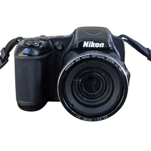 Nikon Coolpix L820 Black Digital Camera 30x Zoom 16 Megapixels Tested READ - Picture 1 of 10