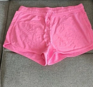 Ladies neon pink shorts size 10 - Picture 1 of 3