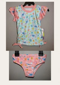 Kleinkind Mädchen süß Disney Stitch 2-teiliger Tankini Badeanzug (Größe 12M) BRANDNEU MIT ETIKETT - Bild 1 von 4