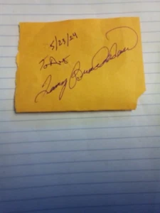 Terry Bradshaw seltenes Autogramm Yale - Bild 1 von 3