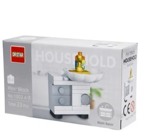 MOC City House Room Furniture View Building Blocks Bricks Scene DIY SINK - Picture 1 of 4
