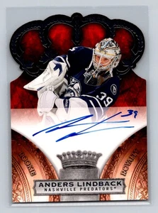 2010-11 Panini Crown Royale #145 Anders Lindback AU /499 RC Nashville Predators - Picture 1 of 2