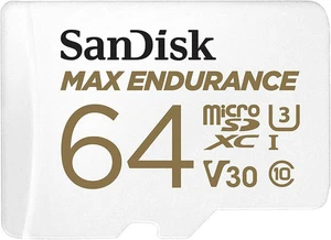 SanDisk 64GB MAX Endurance Micro SDXC Card CCTV Cams & Nextbase Dash Cams UK - Picture 1 of 6