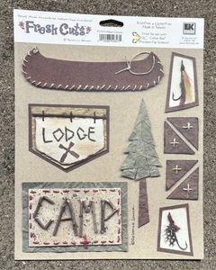 Fresh Cuts Rebecca Sower VINTAGE HAPPY CAMPER  DIE CUTS EPHEMERA FC009 * - Picture 1 of 1