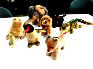 *Steiff* Konvolut, 7 alte Tiere, teils mit Fahne und Knopf - Bild 1 von 8