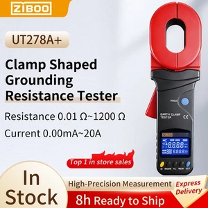 ZIBOO UT278A+ Clamp Ground Resistance Tester Ground Loop Resistance 32MM jaw ✦Kd - Picture 1 of 8