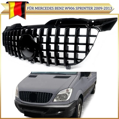 Sport Grille Black For Mercedes Sprinter W906 Pre Facelift Grill 2006-2013 - Image 1 of 4
