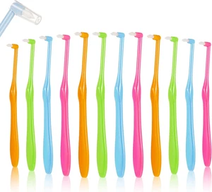 Xinstroe 12 Stück Tuft Zahnbürste, Einbüschelbürste Kleine Zahnbürste Getuftet  - Bild 1 von 12