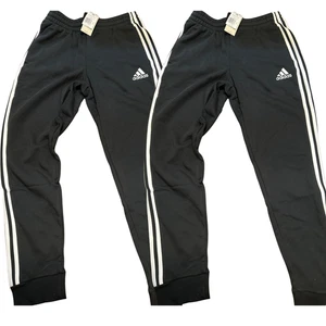 2er Pack Adidas Herren Essentials French Terry 3-Streifen Hosen Tapered Medium NEU - Bild 1 von 3