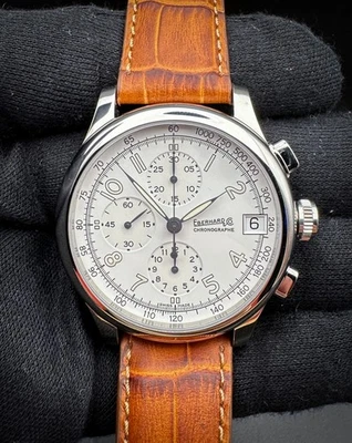 NUEVO - Eberhard & Co. Traversetolo Cronógrafo 3105.1 Automático 43mm + Caja y Estuche Foto 1 de 4