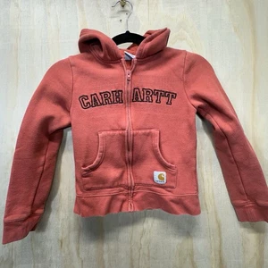 carhartt kids zip up hoodie SzM -10 - Picture 1 of 7