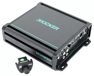 KICKER 48KMA8001 Amplificatore Mono 800 Watt 1 Ohm Marina/Barca Sub Amp KMA800.1 - Foto 1 di 9