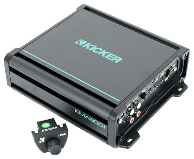 KICKER 48KMA8001 800 Watt 1-Ohm Marine/Boat Mono Amplifier Sub Amp KMA800.1 - Image 1 of 4