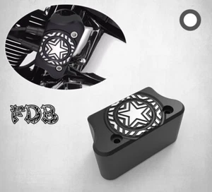 Fit H-D 2001-2017 EFL SOFTAIL Moving Star Contrast Cut Coil Covers - Picture 1 of 8