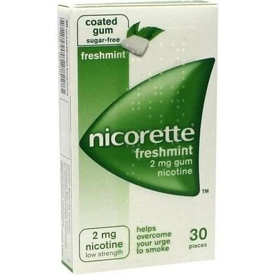 EMRA-MED ARZNEIMITTEL GMBH NICORETTE 2 mg freshmint Kaugummi 30 St PZN 3827303