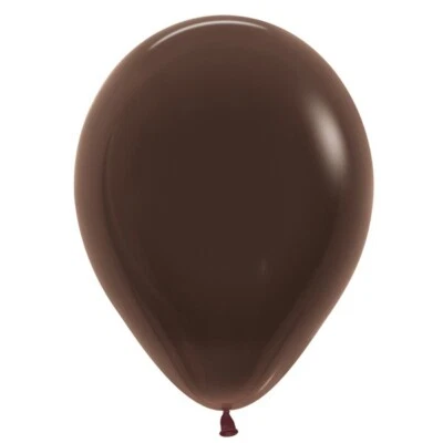 Sempertex Fashion Chocolate Brown Natural Latex Balloons Helium Party 12 inch - Image 1 of 2