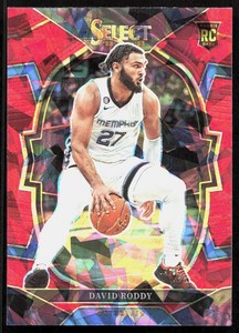 2022-23 Panini Select Red Cracked Ice David Roddy Orlando Magic