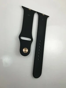 Original Apple Watch Sport Band 42mm 44mm 45MM 46MM 49MM Gold Pin 1st Gen Black - Picture 1 of 12