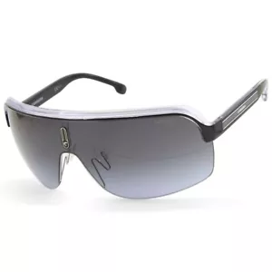 Gafas de sol Carrera Topcar 1/N negras sobre transparentes/grises degradadas unisex protectoras 8OS/90 - Imagen 1 de 4