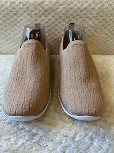 COLE HAAN SHOES WOMENS SIZE 10.5 PINK SPARKLE KNIT SLIP ON LOAFERS ROSE GOLD - Picture 1 of 7